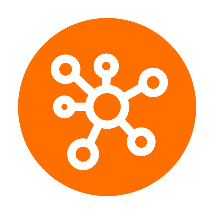 Global service network icon