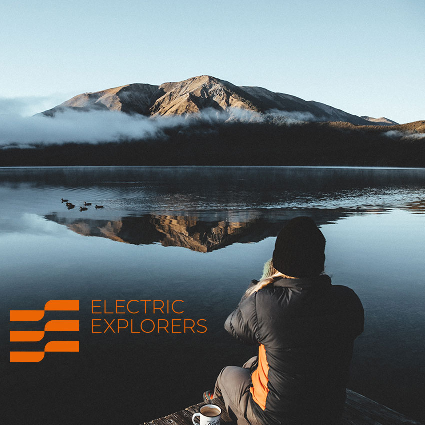 Electric Explorer on the water
